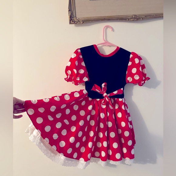 Disney Minnie Mouse Costume Walt Disney World Size XS Girls Minnie Mouse Dress - Picture 3 of 6